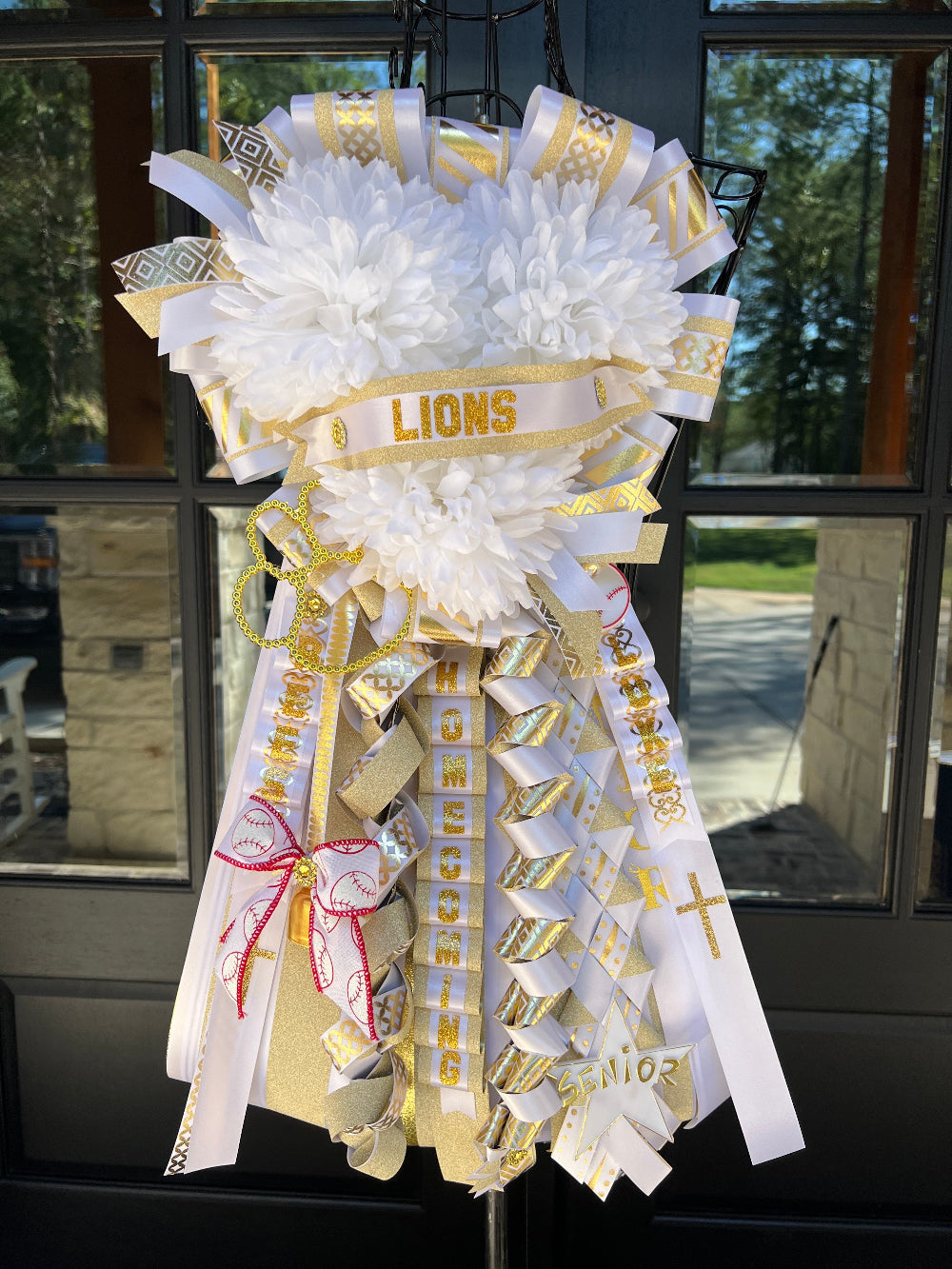 Triple Homecoming Garter, Senior.  Lake Creek High School