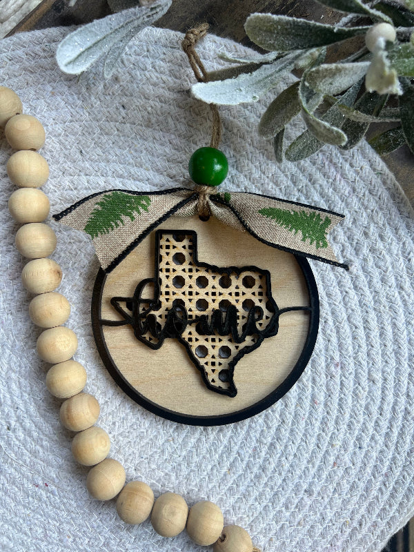 Rattan State Ornaments